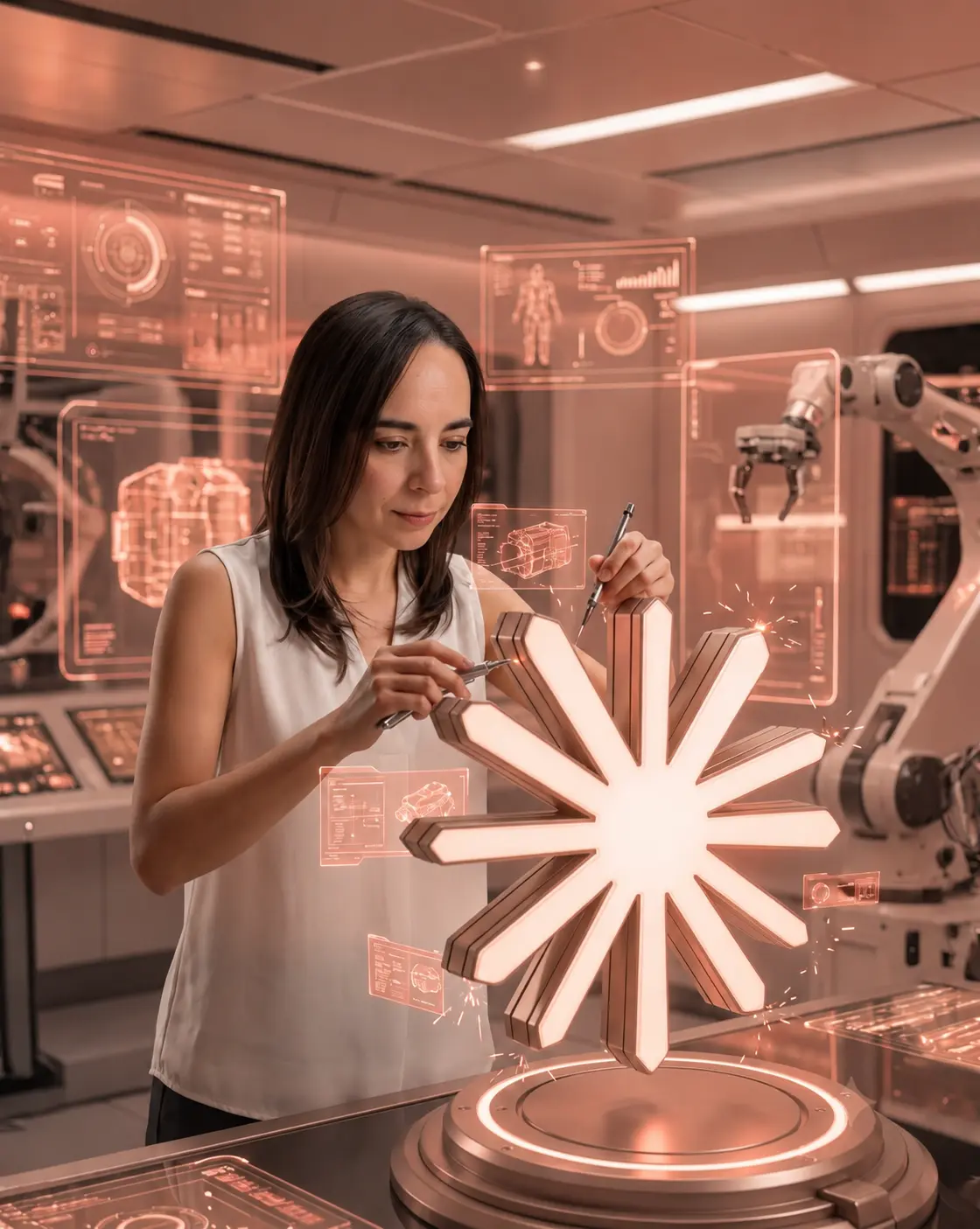 Mariana construyendo su sistema de contenido con Claude